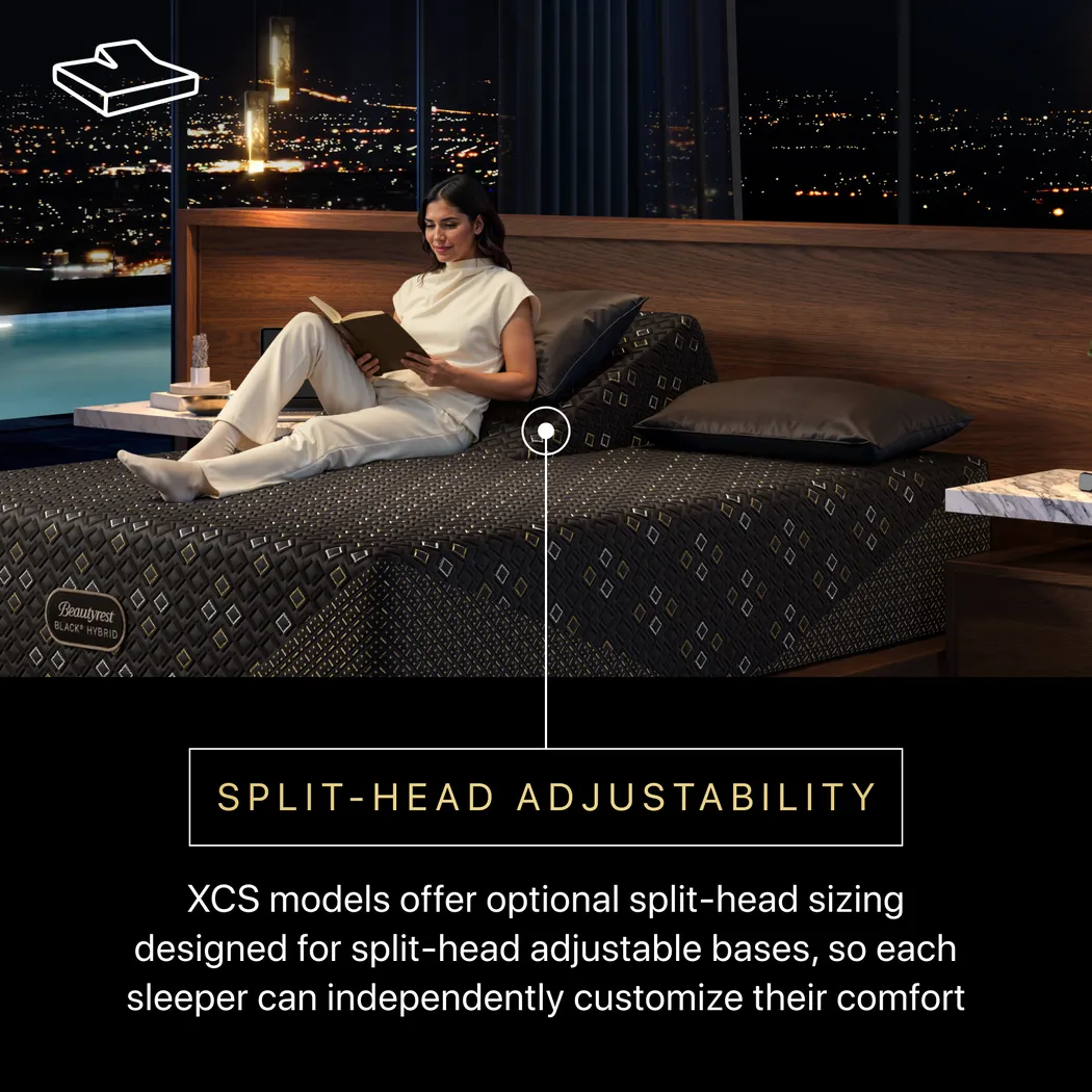 Beautyrest Black Hybrid Series Four XCS Firm Split Head King Mattress - Image 6