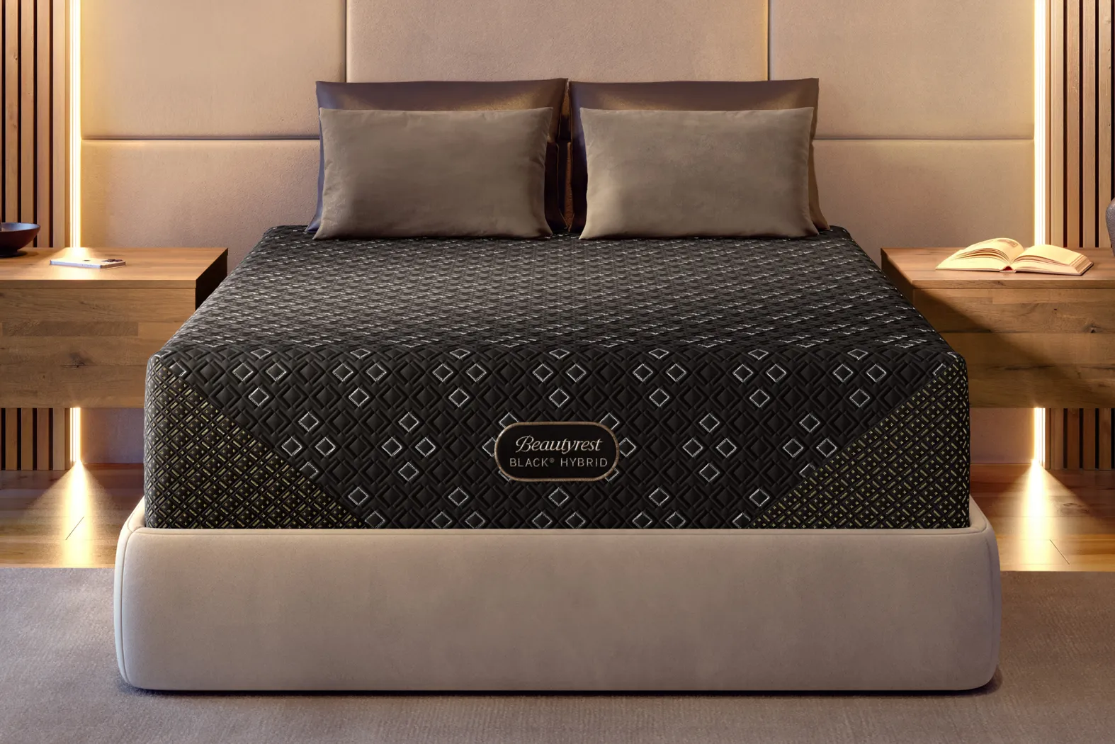 Beautyrest Black Hybrid Series Three XCS Medium Queen Mattress - Thumbnail - Image 2