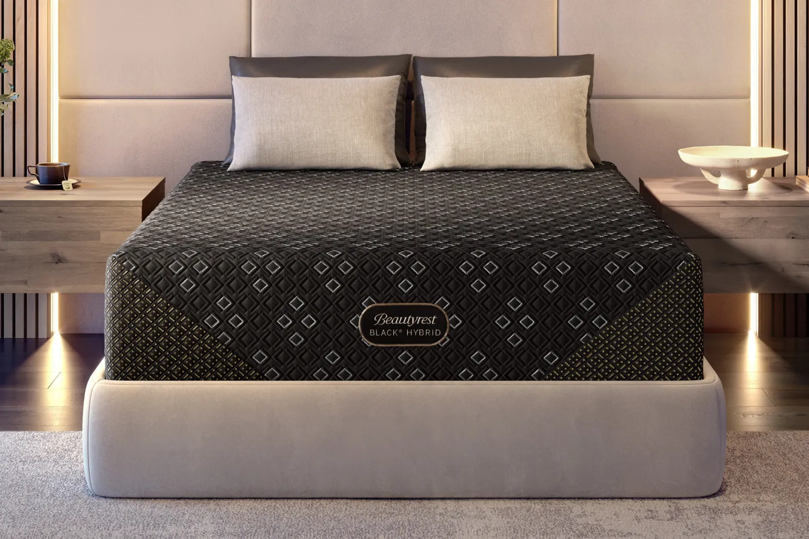 Beautyrest Black Hybrid Series Three XCS Plush Queen Mattress - Thumbnail - Image 2