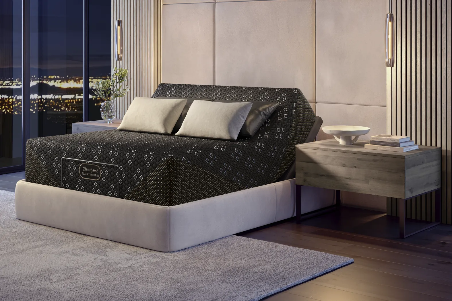 Beautyrest Black Hybrid Series Three XCS Plush Queen Mattress - Thumbnail - Image 3