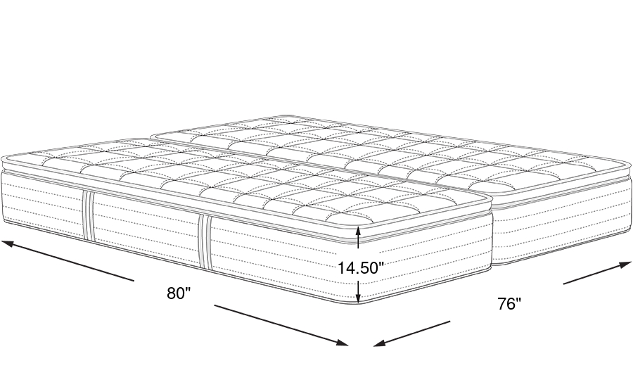 Dimension Image. Please refer to the Dimension Tab on this page for dimension details.