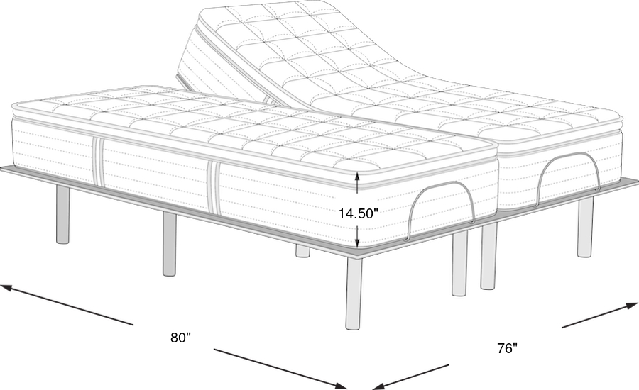 Dimension Image. Please refer to the Dimension Tab on this page for dimension details.