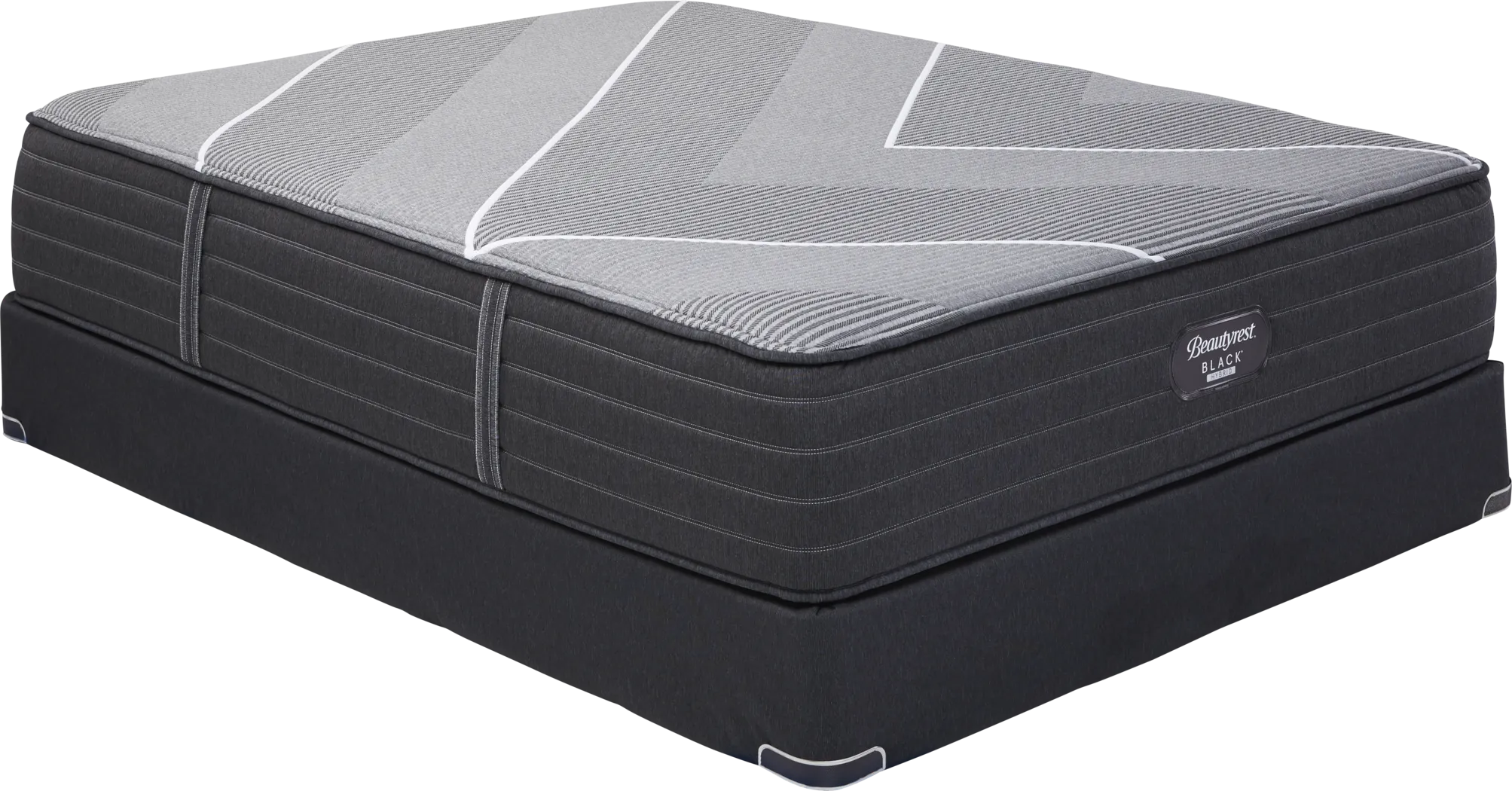 Beautyrest Black Hybrid X-Class Medium Low Profile King Mattress Set - Thumbnail - Image 1