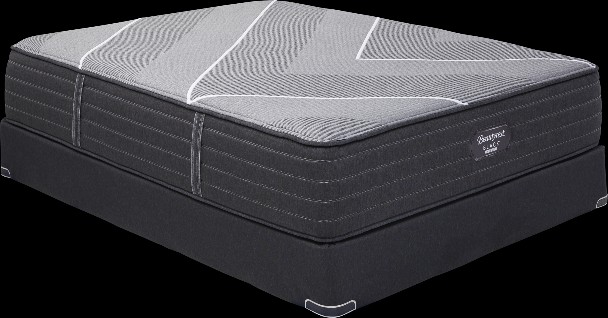 Beautyrest Black Hybrid X-Class Medium Queen Mattress Set - Thumbnail - Image 1