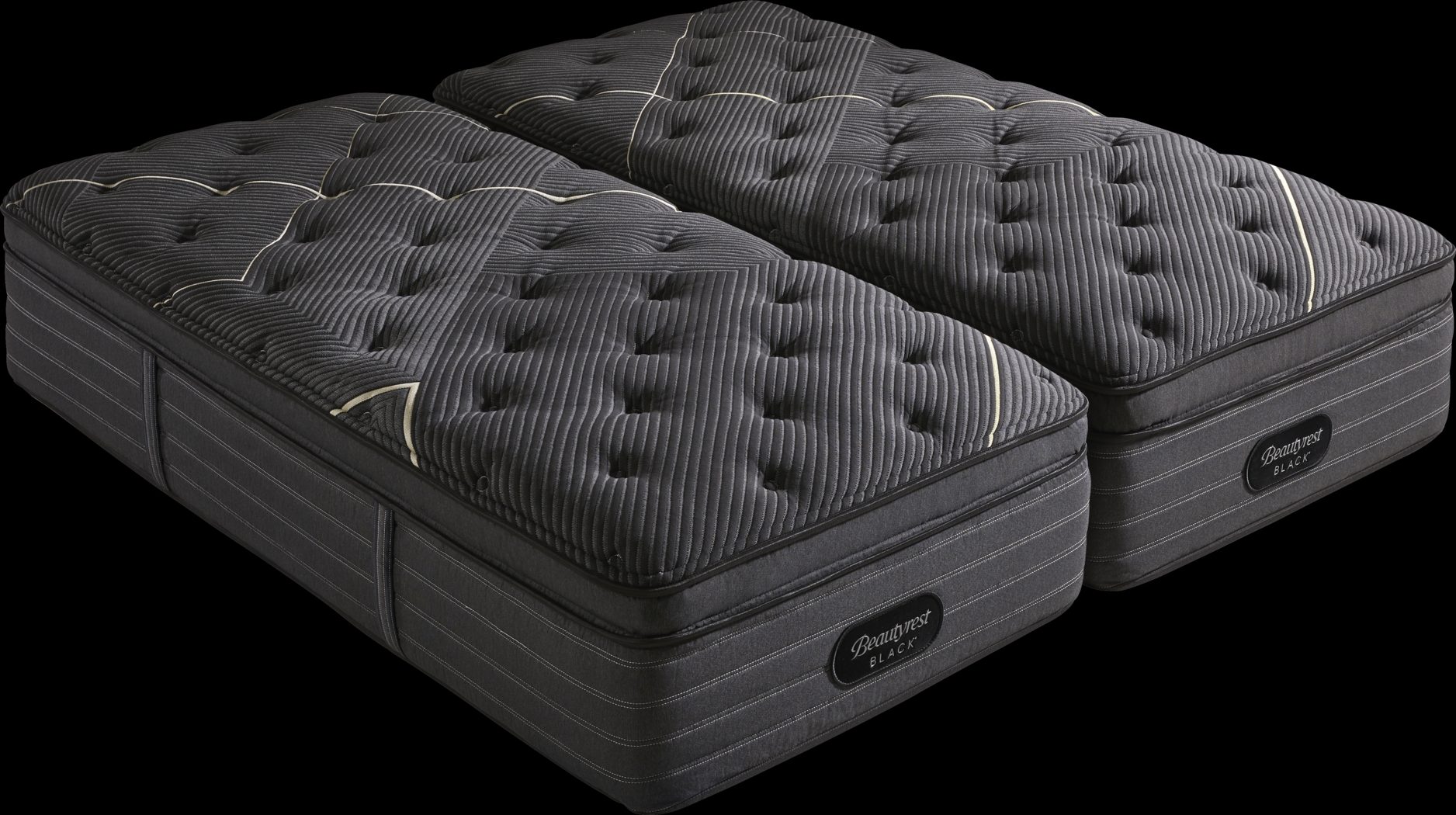 Beautyrest Black K-Class Plush Pillow Top Split King Mattress (2 TWXL) - Thumbnail - Image 1