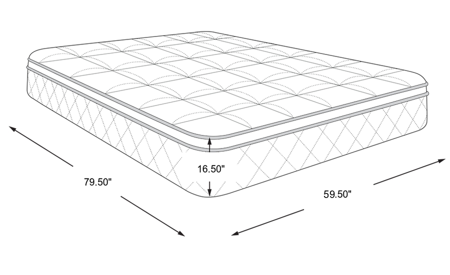 Dimension Image. Please refer to the Dimension Tab on this page for dimension details.