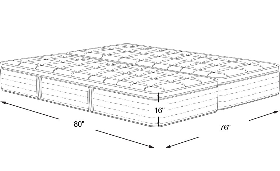 Dimension Image. Please refer to the Dimension Tab on this page for dimension details.