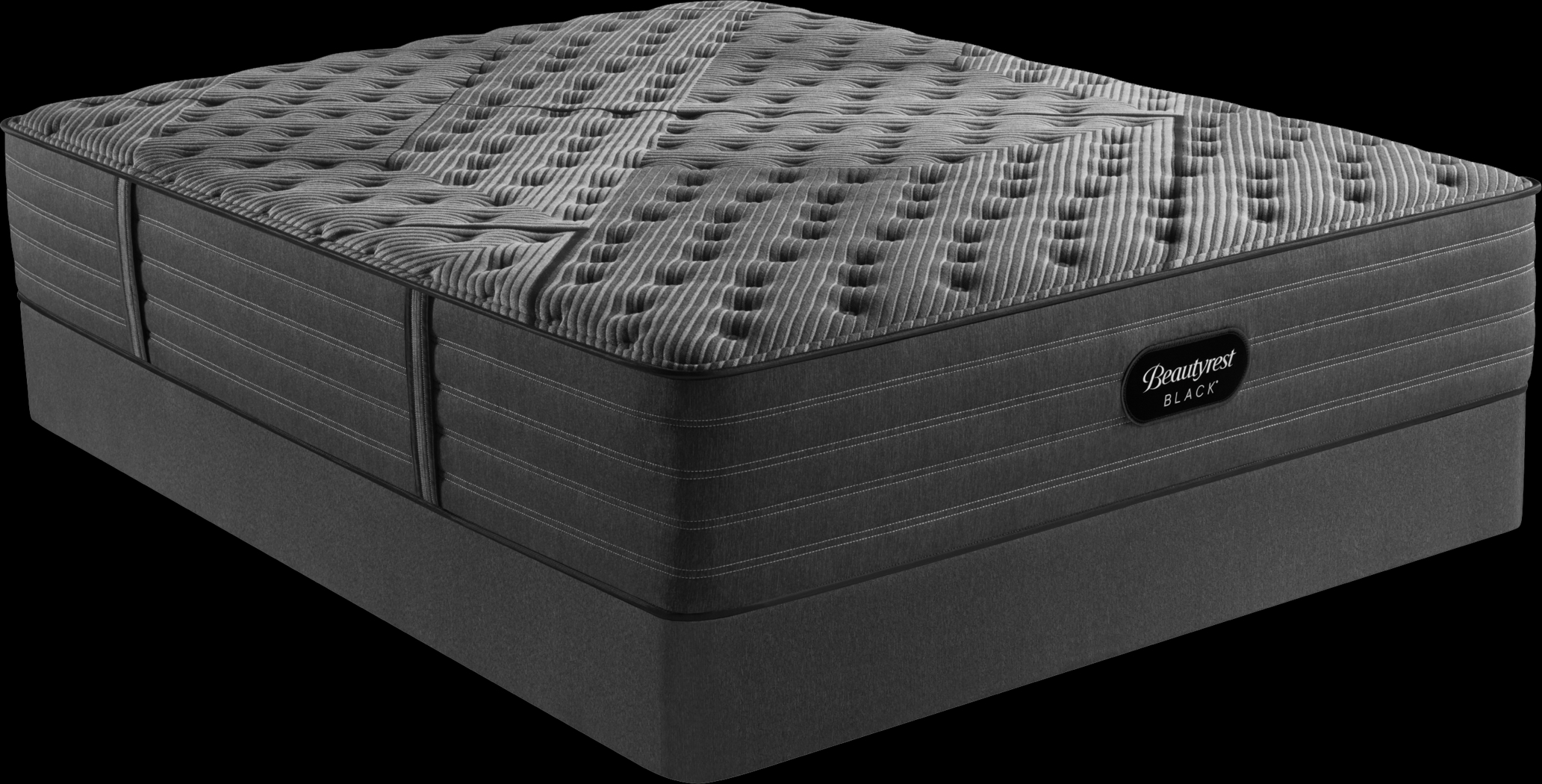 Beautyrest Black L-Class Firm Tight Top Queen High Profile Mattress Set - Thumbnail - Image 1