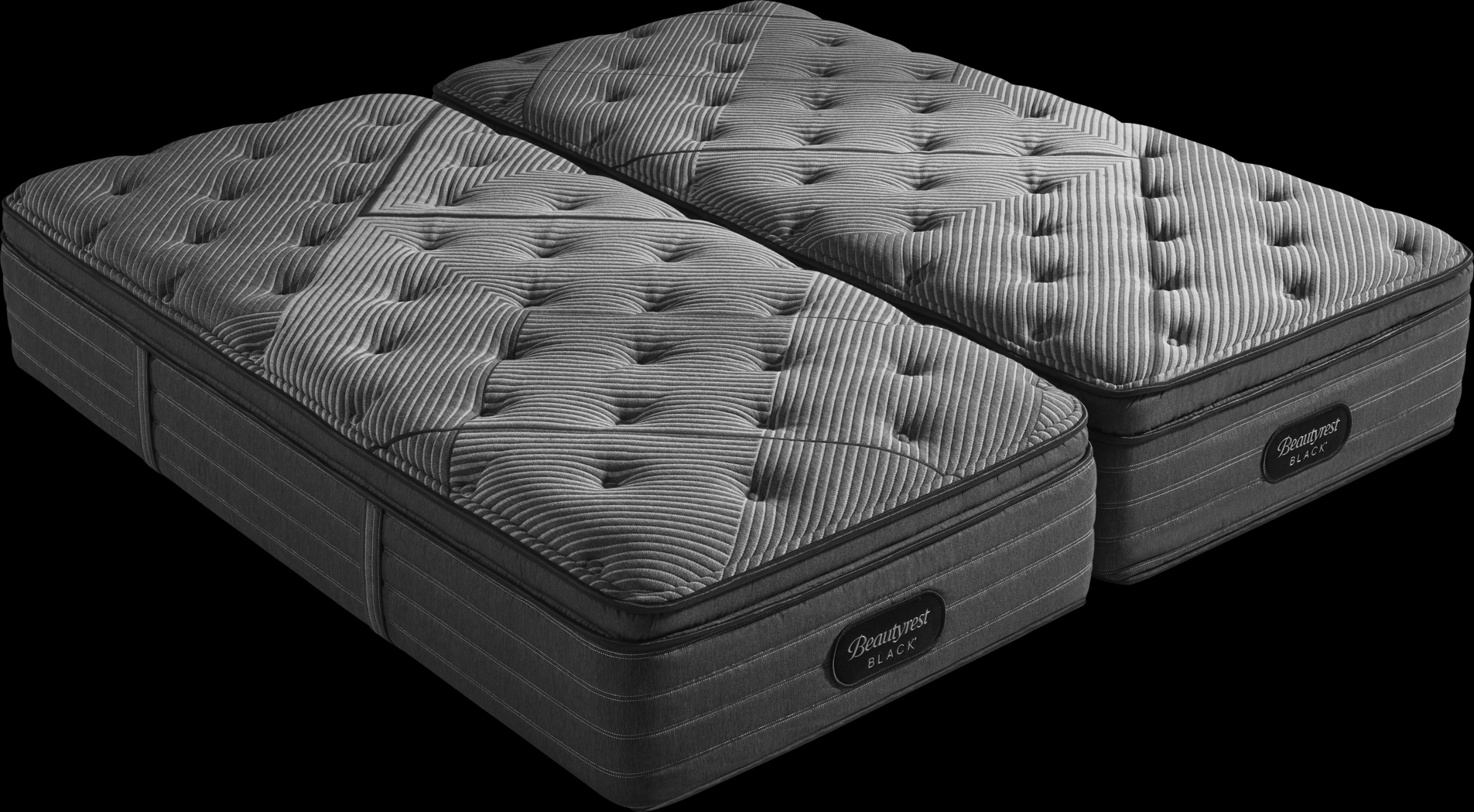 Beautyrest Black L-Class Plush Pillowtop Split King Mattress (2 TWXL) - Thumbnail - Image 1