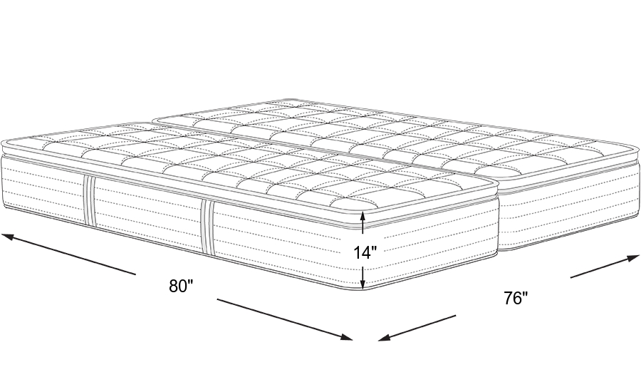 Dimension Image. Please refer to the Dimension Tab on this page for dimension details.