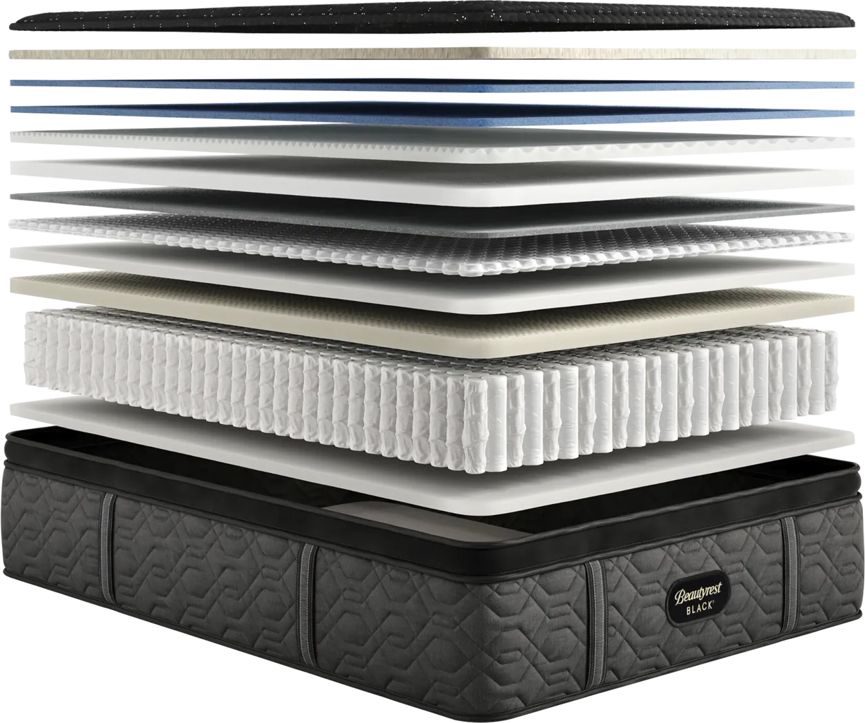 Beautyrest Black Series Three Firm Pillow Top Split California King Mattress - Thumbnail - Image 3