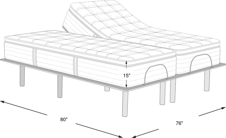 Dimension Image. Please refer to the Dimension Tab on this page for dimension details.