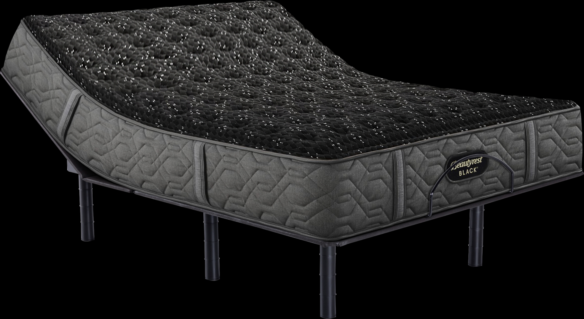 Beautyrest Black Series Three Firm Split King Mattress Set with Head Up Only Base - Thumbnail - Image 1