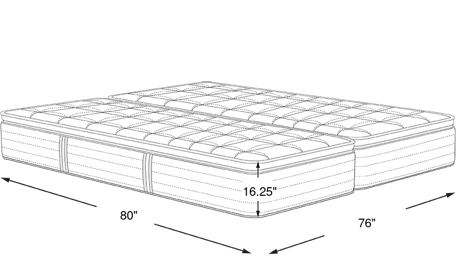 Dimension Image. Please refer to the Dimension Tab on this page for dimension details.