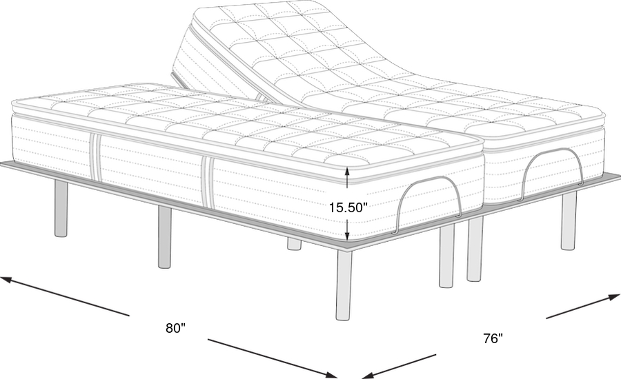 Dimension Image. Please refer to the Dimension Tab on this page for dimension details.