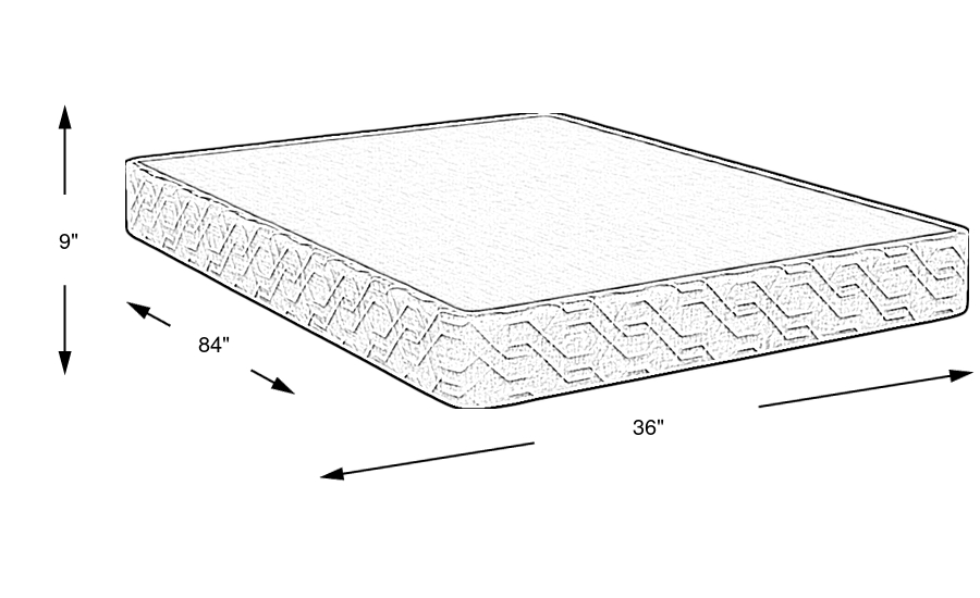 Dimension Image. Please refer to the Dimension Tab on this page for dimension details.
