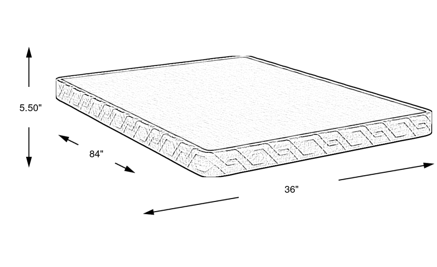 Dimension Image. Please refer to the Dimension Tab on this page for dimension details.