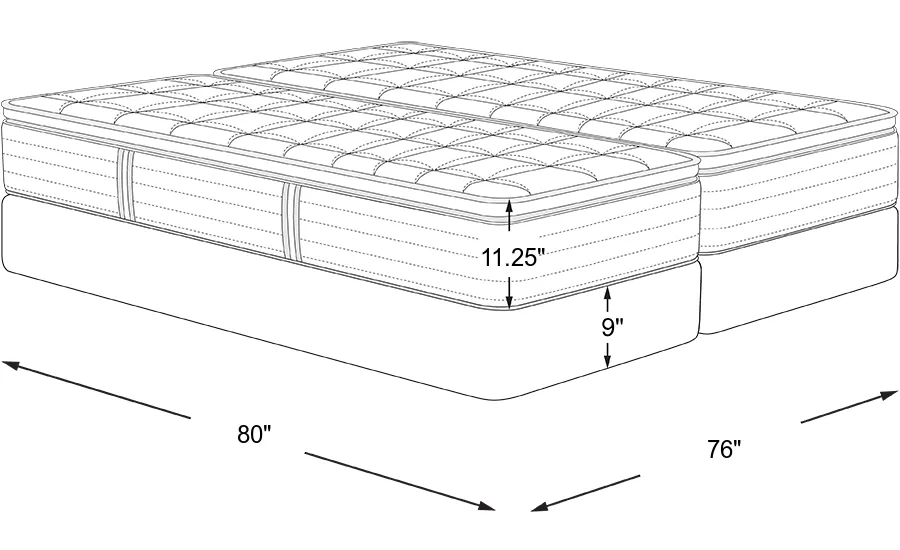 Dimension Image. Please refer to the Dimension Tab on this page for dimension details.