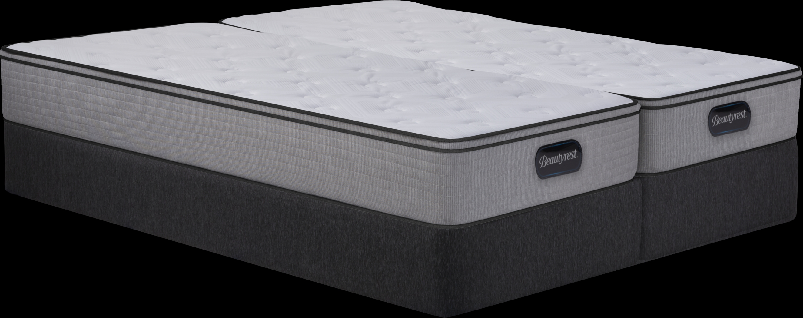 Beautyrest Canfield Hills Low Profile Split King Mattress Set - Thumbnail - Image 1
