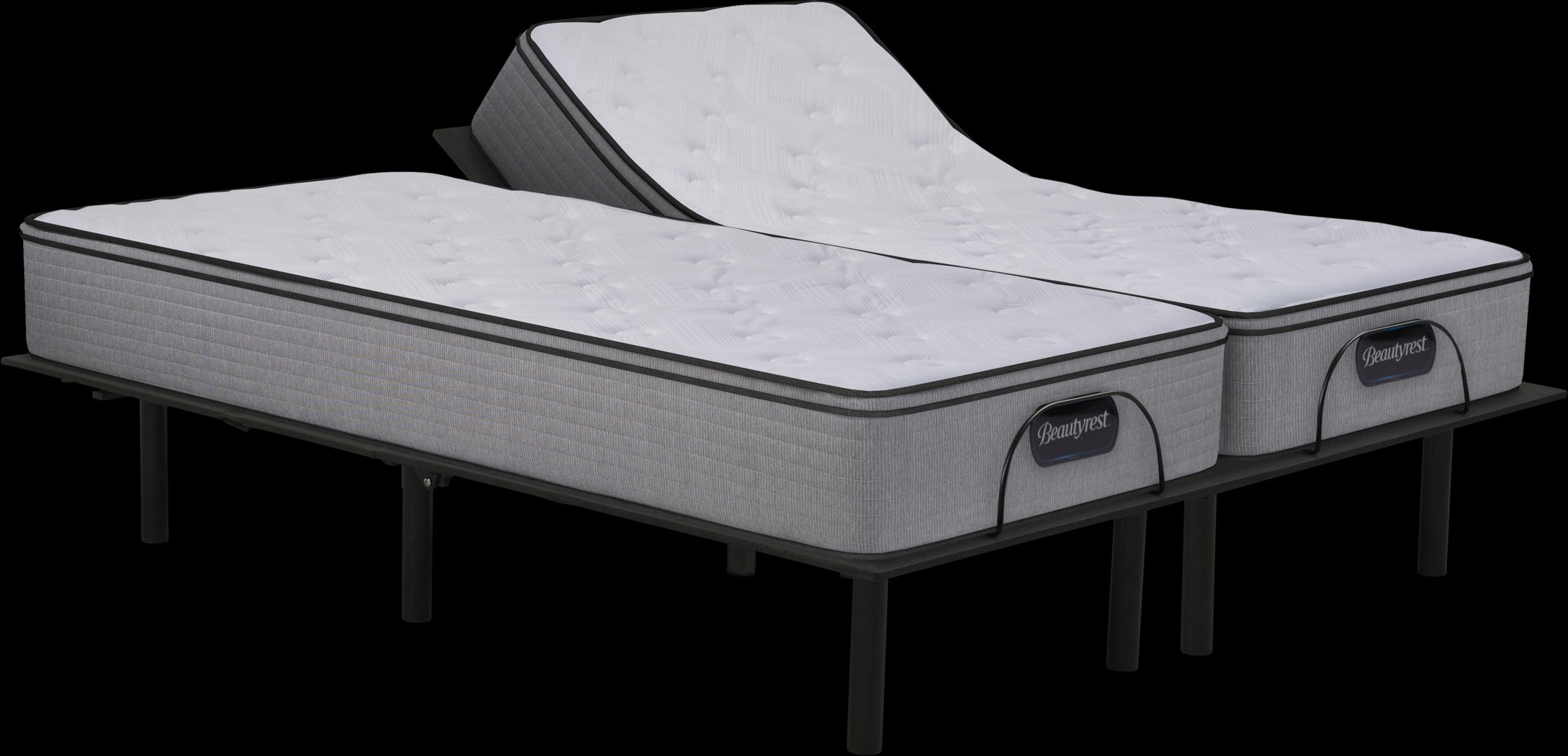 Beautyrest Canfield Hills Split King Mattress with RTG Sleep 2000 Adjustable Base - Thumbnail - Image 1