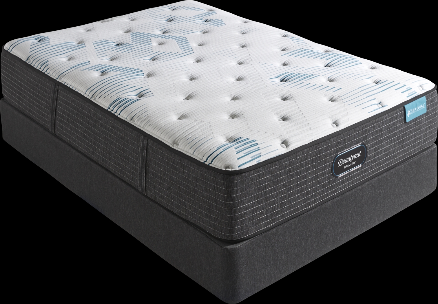 Beautyrest Harmony Bayville Low Profile Full Mattress Set - Thumbnail - Image 1