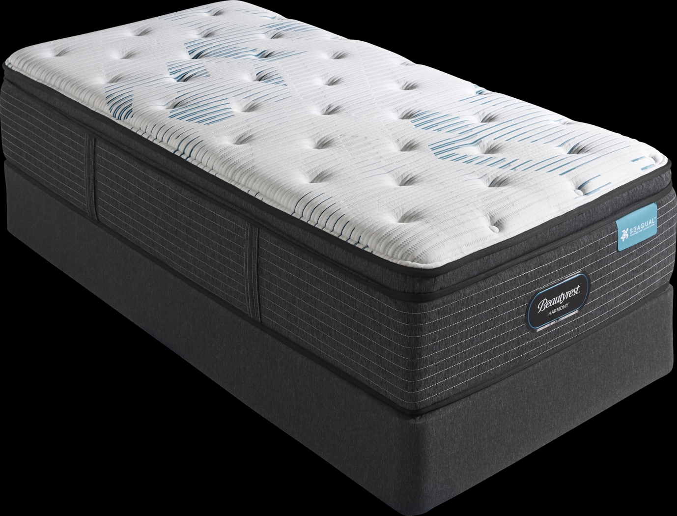 Beautyrest Harmony Cape Coral Low Profile Twin Mattress Set - Thumbnail - Image 1
