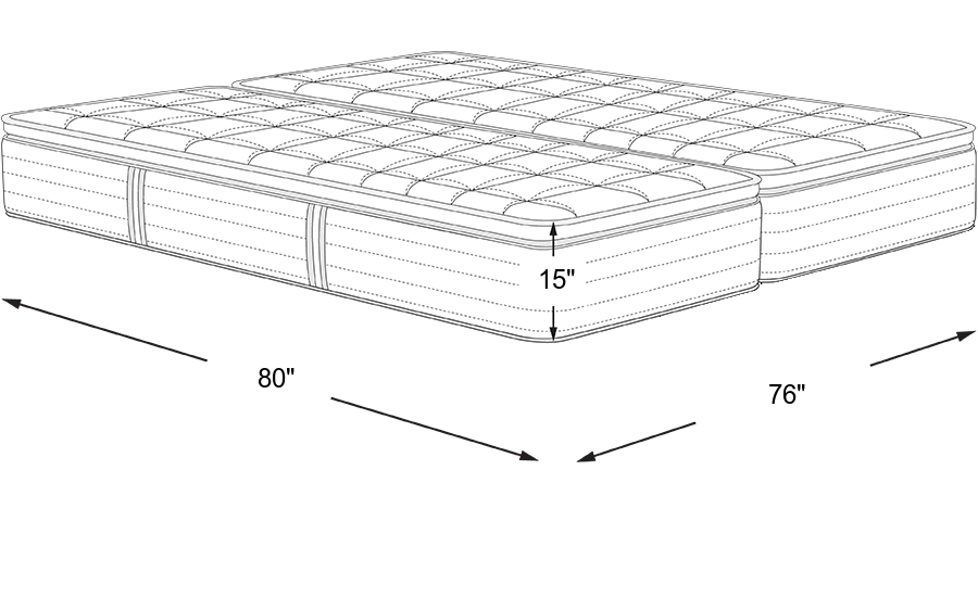 Dimension Image. Please refer to the Dimension Tab on this page for dimension details.