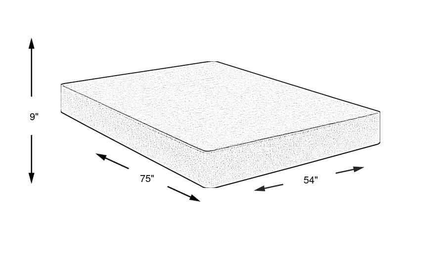 Dimension Image. Please refer to the Dimension Tab on this page for dimension details.