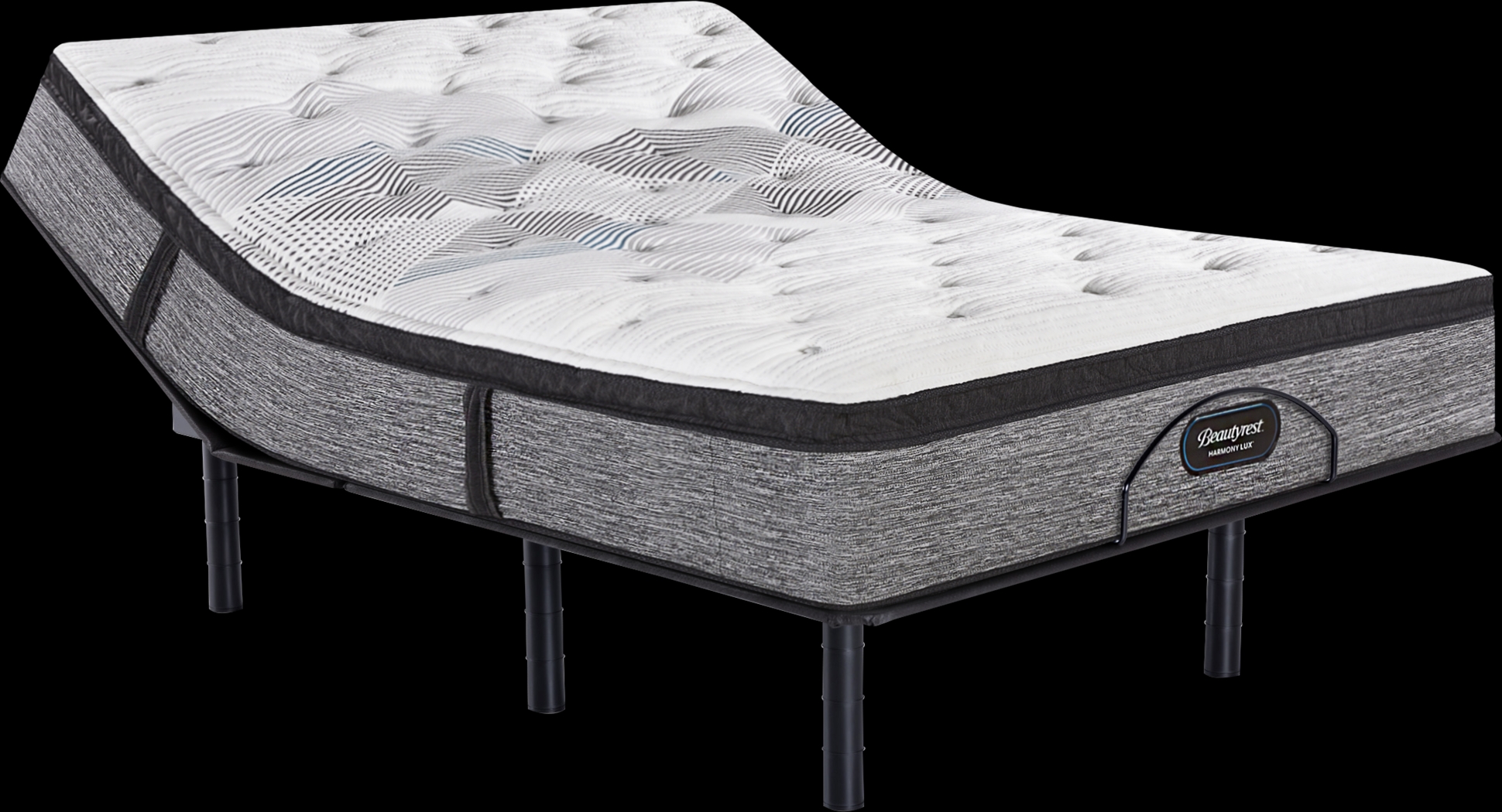 Beautyrest Harmony Lux Medium Pillowtop Queen Mattress with Head Up Only Base - Thumbnail - Image 1