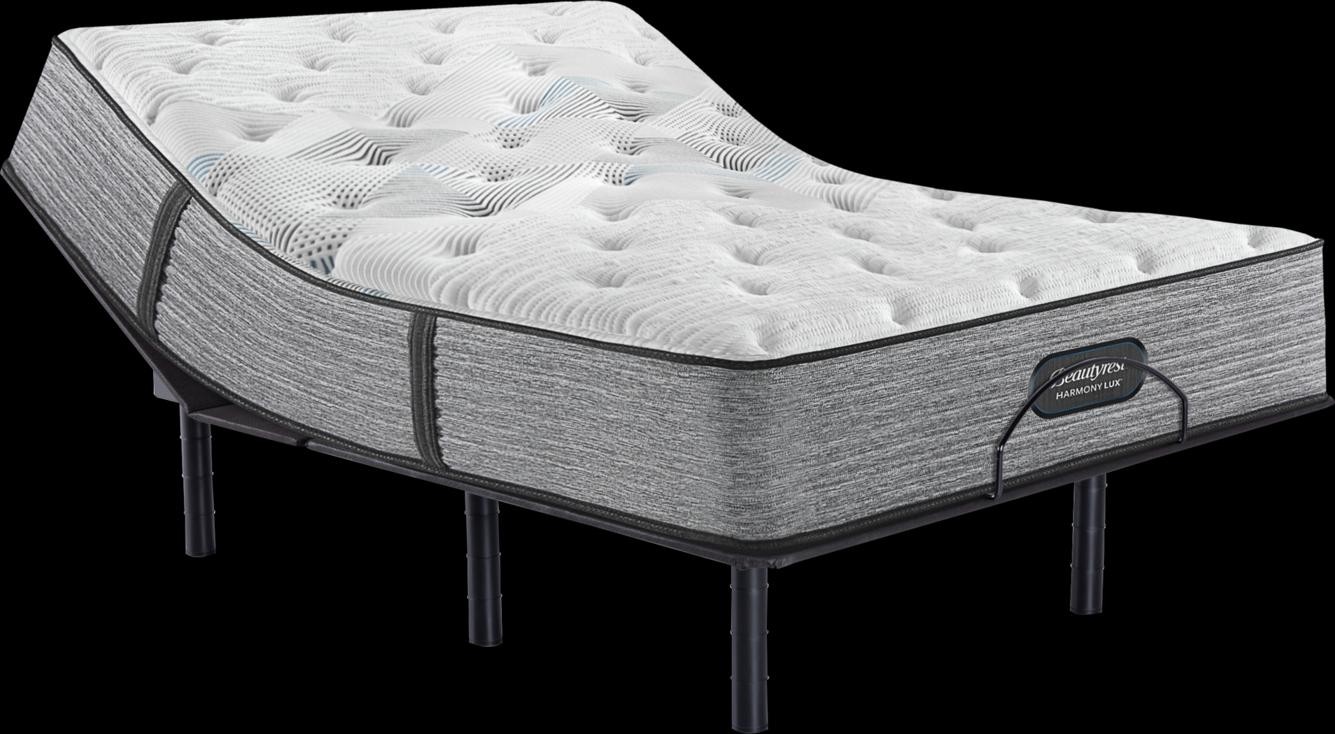 Beautyrest Harmony Lux Medium Queen Mattress with Head Up Only Base - Thumbnail - Image 1