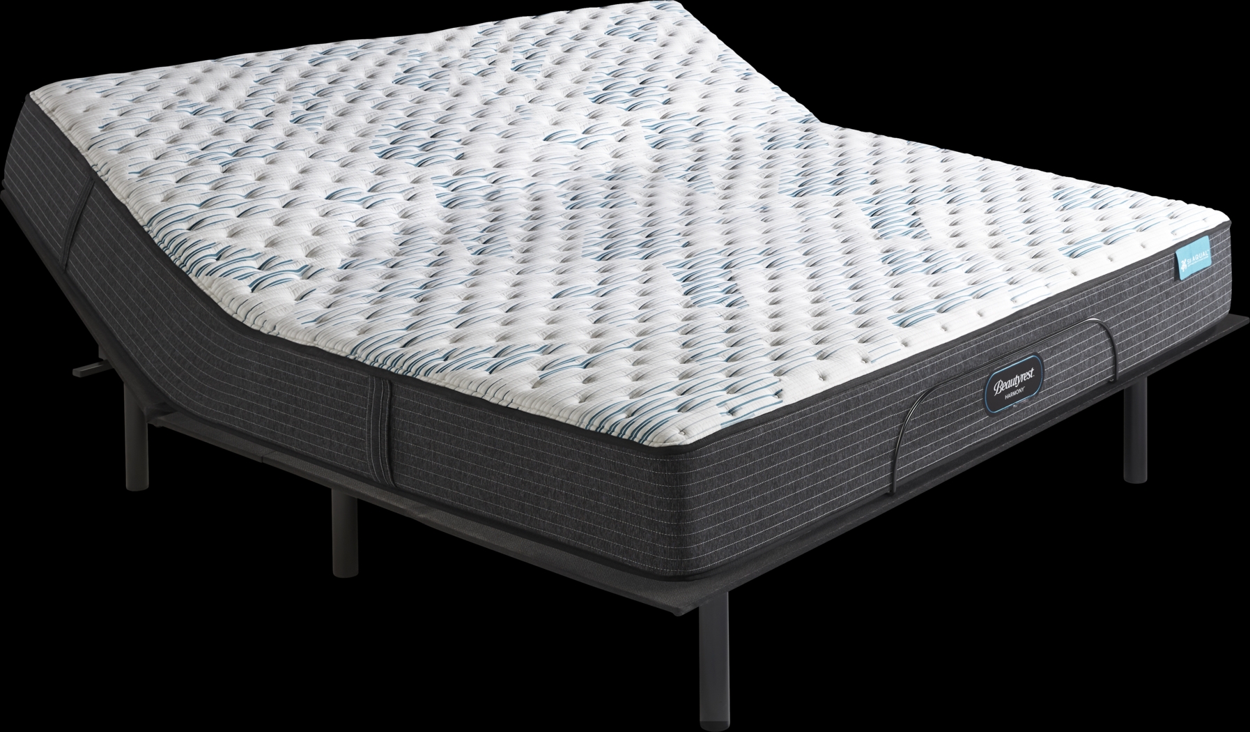 Beautyrest Harmony Oak Harbor King Mattress with Head Up Only Base - Thumbnail - Image 1