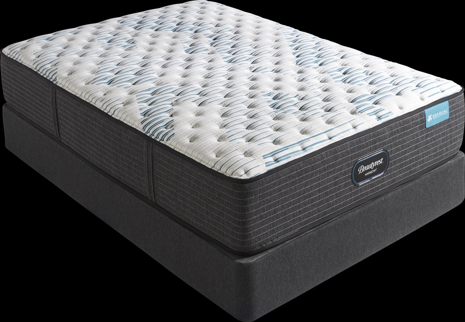 Beautyrest Harmony Oak Harbor Low Profile Full Mattress Set - Thumbnail - Image 1