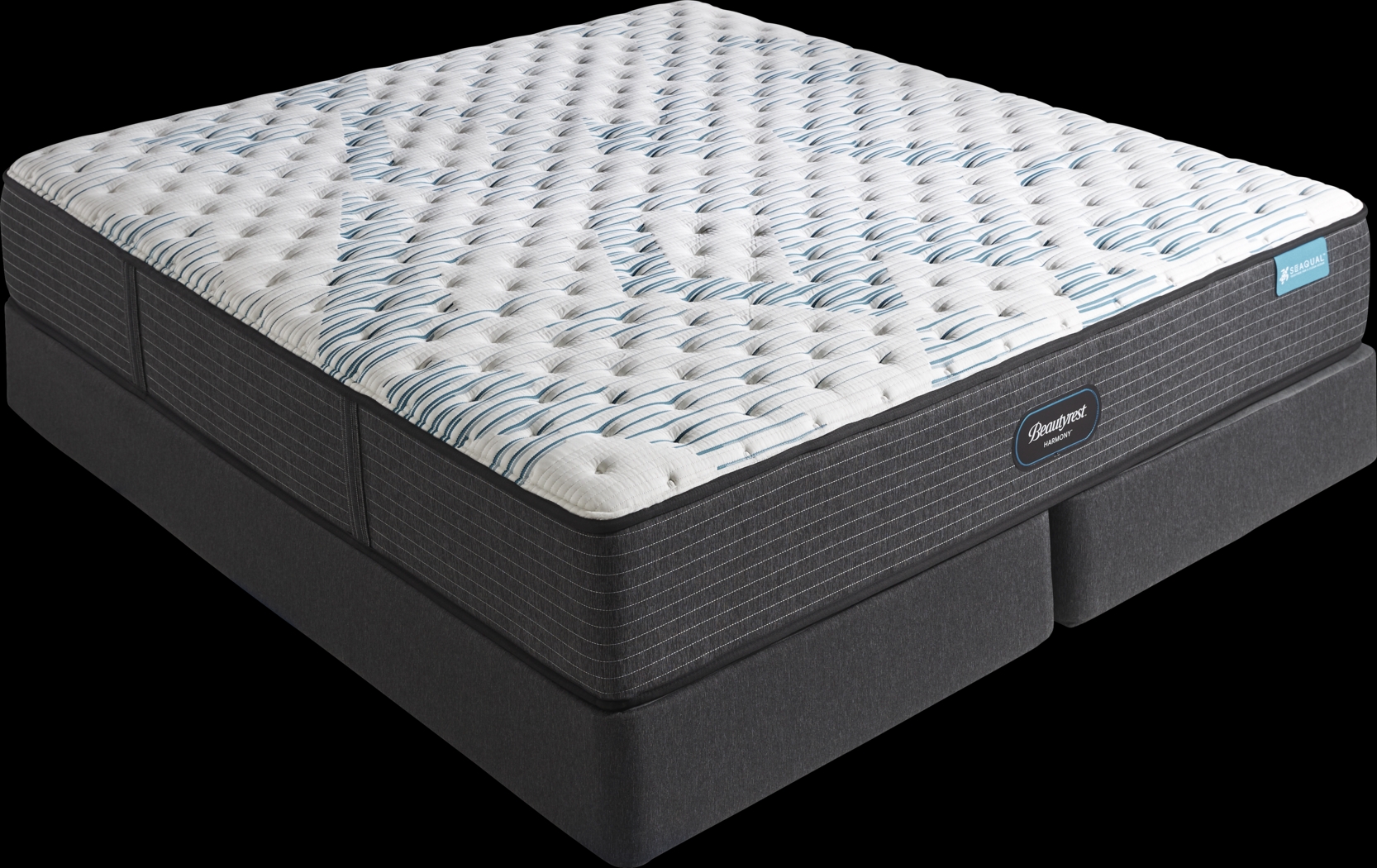 Beautyrest Harmony Oak Harbor Low Profile King Mattress Set - Thumbnail - Image 1