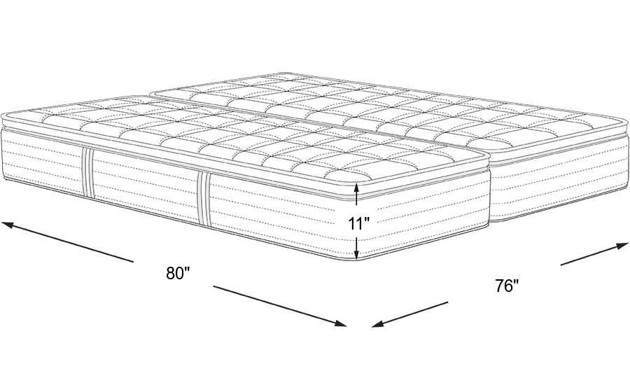 Dimension Image. Please refer to the Dimension Tab on this page for dimension details.
