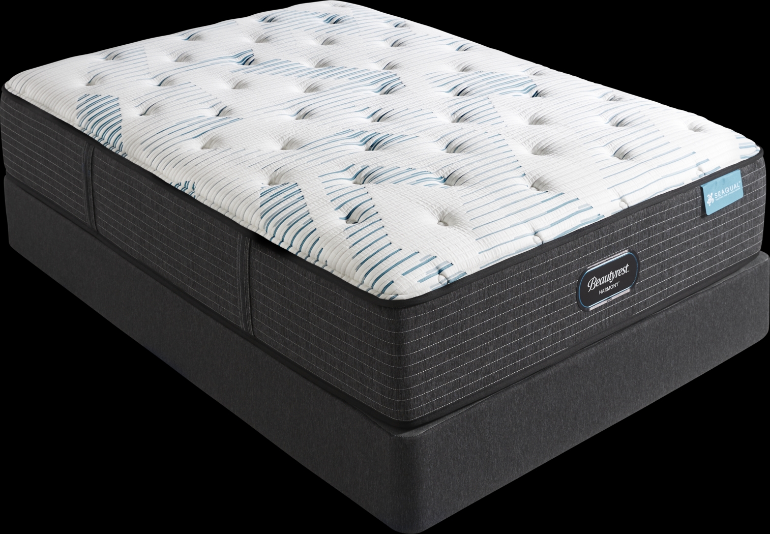 Beautyrest Harmony Parrot Cay Low Profile Full Mattress Set - Thumbnail - Image 1