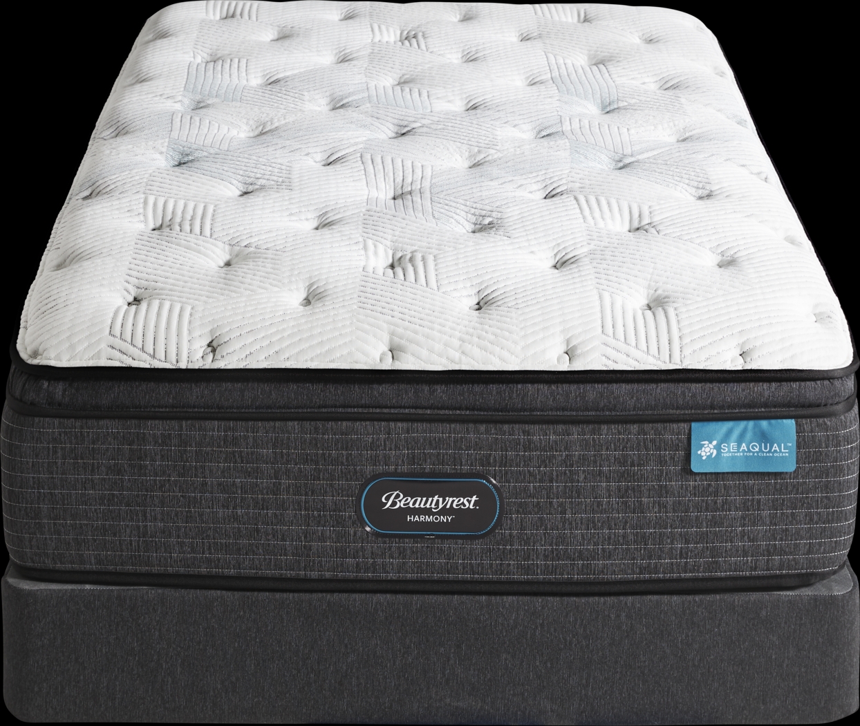 Beautyrest Harmony Reef Bay Low Profile Full Mattress Set - Thumbnail - Image 2