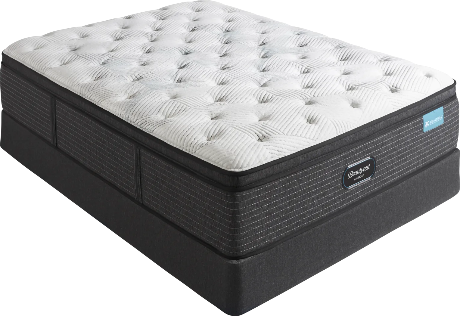 Beautyrest Harmony Reef Bay High Profile Queen Mattress Set - Thumbnail - Image 1