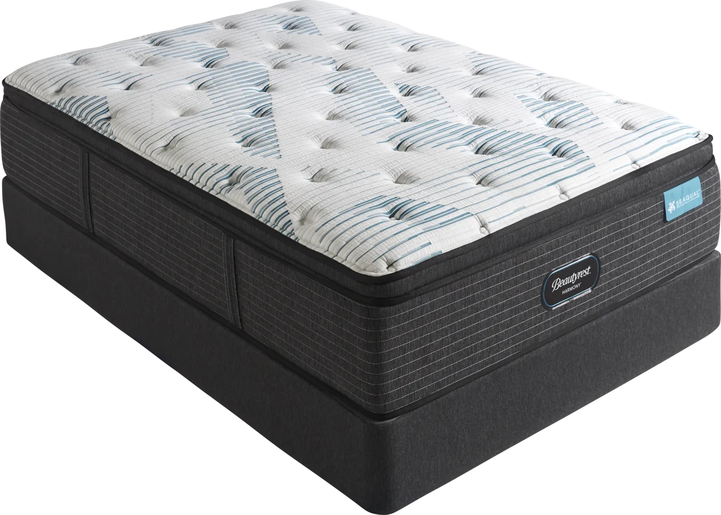 Beautyrest Harmony Ruby Beach High Profile Full Mattress Set - Thumbnail - Image 1
