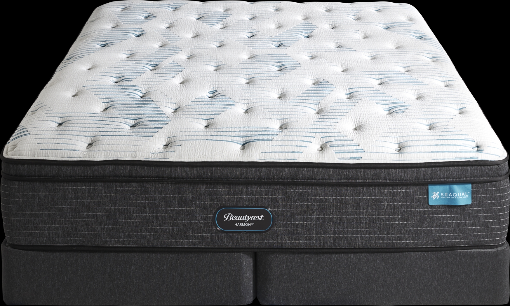 Beautyrest Harmony Ruby Beach Low Profile King Mattress Set - Thumbnail - Image 2