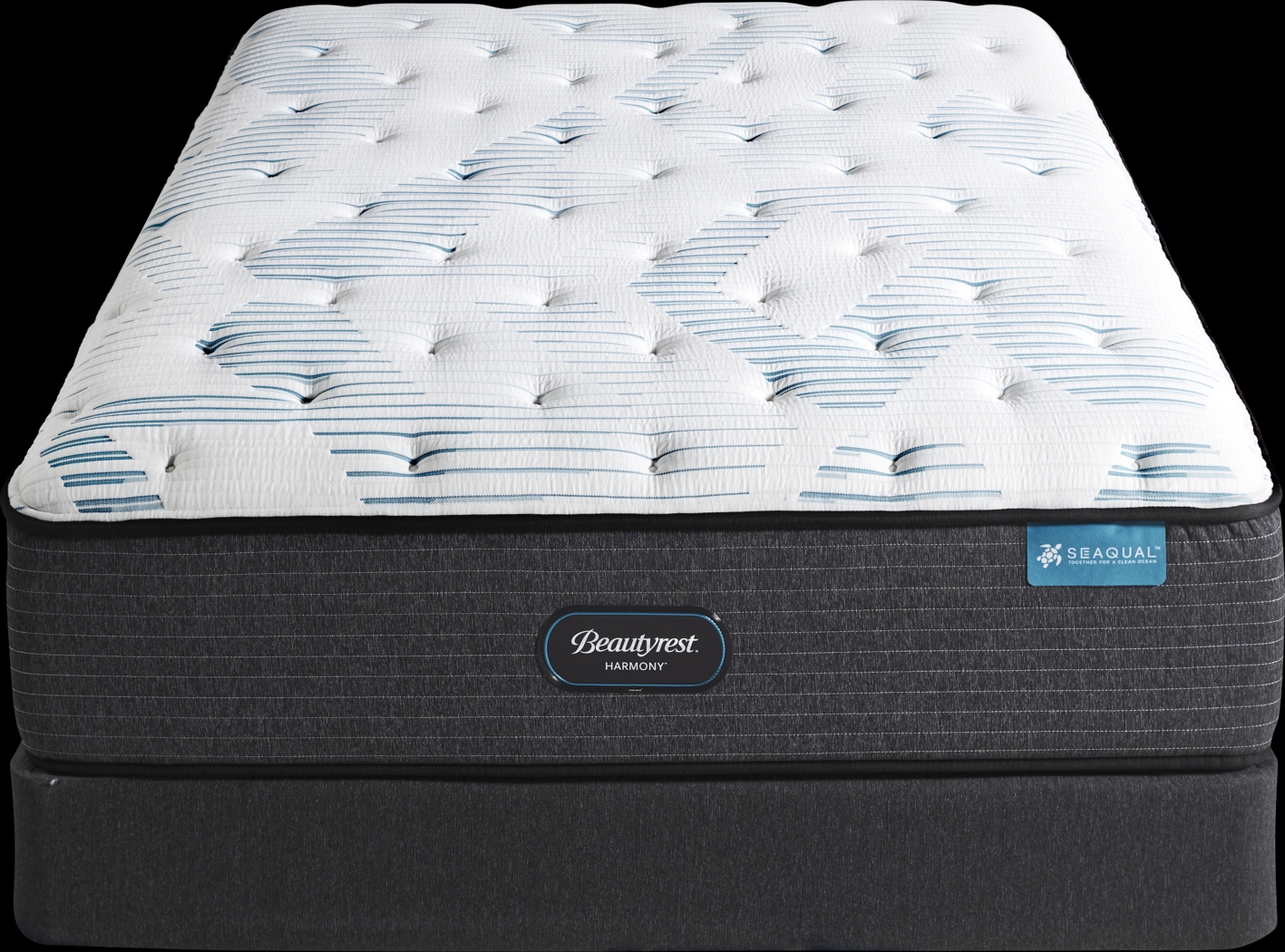 Beautyrest Harmony Turtle Beach Low Profile Queen Mattress Set - Thumbnail - Image 2