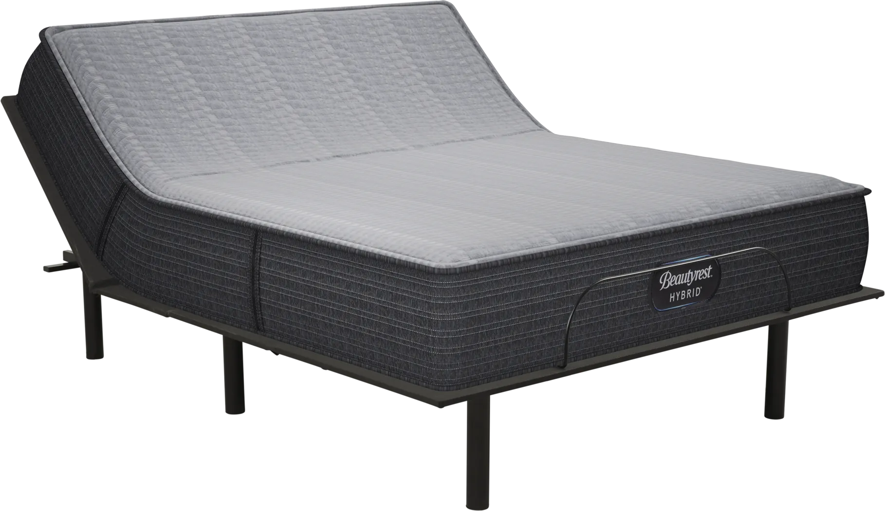 Beautyrest Hybrid Pacific Blue King Mattress with Head Up Only Base - Thumbnail - Image 1