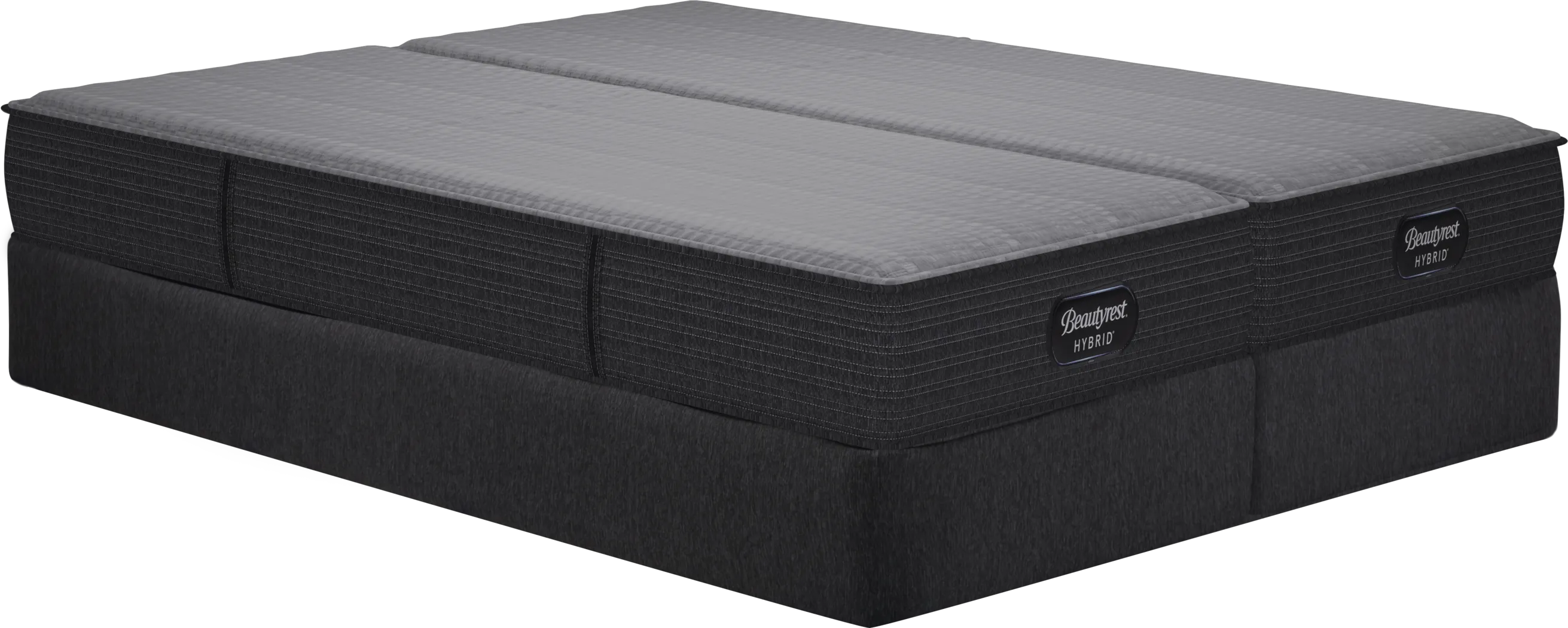 Beautyrest Hybrid Pacific Blue Split King Mattress Set - Thumbnail - Image 1