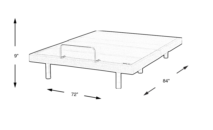 Dimension Image. Please refer to the Dimension Tab on this page for dimension details.