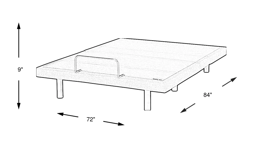 Dimension Image. Please refer to the Dimension Tab on this page for dimension details.