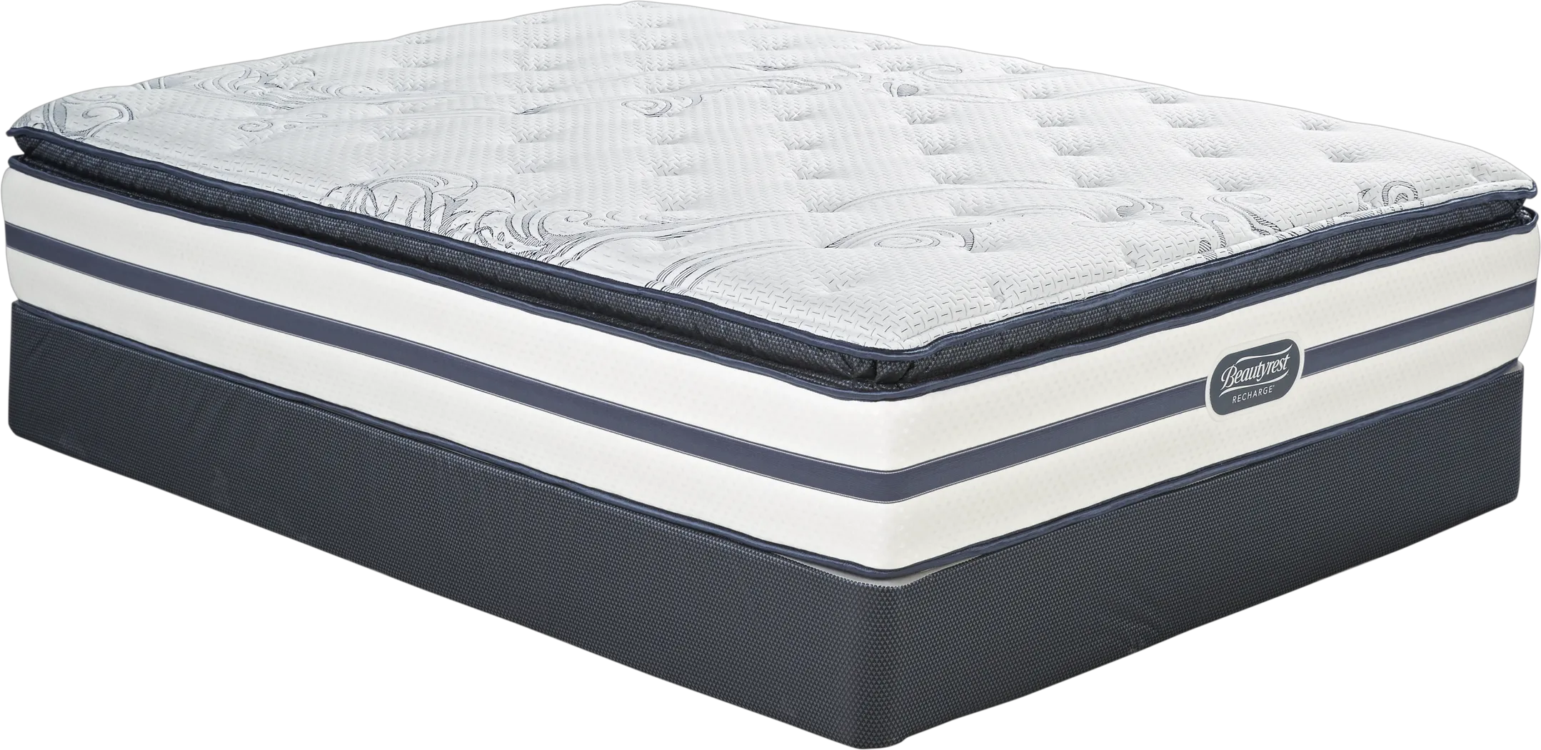 Beautyrest Recharge Lake Hughes Queen Mattress Set - Thumbnail - Image 1