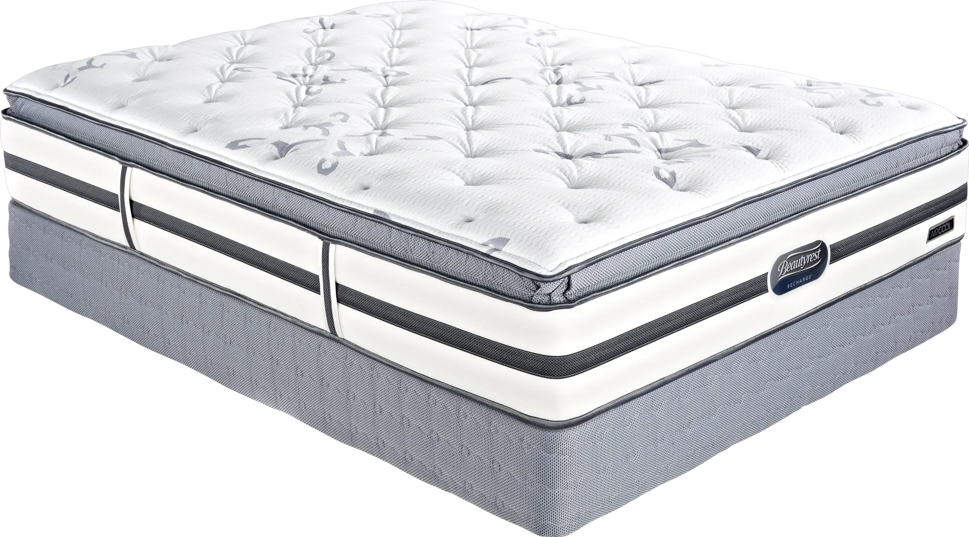Beautyrest Recharge Linden Forest King Mattress Set - Thumbnail - Image 1
