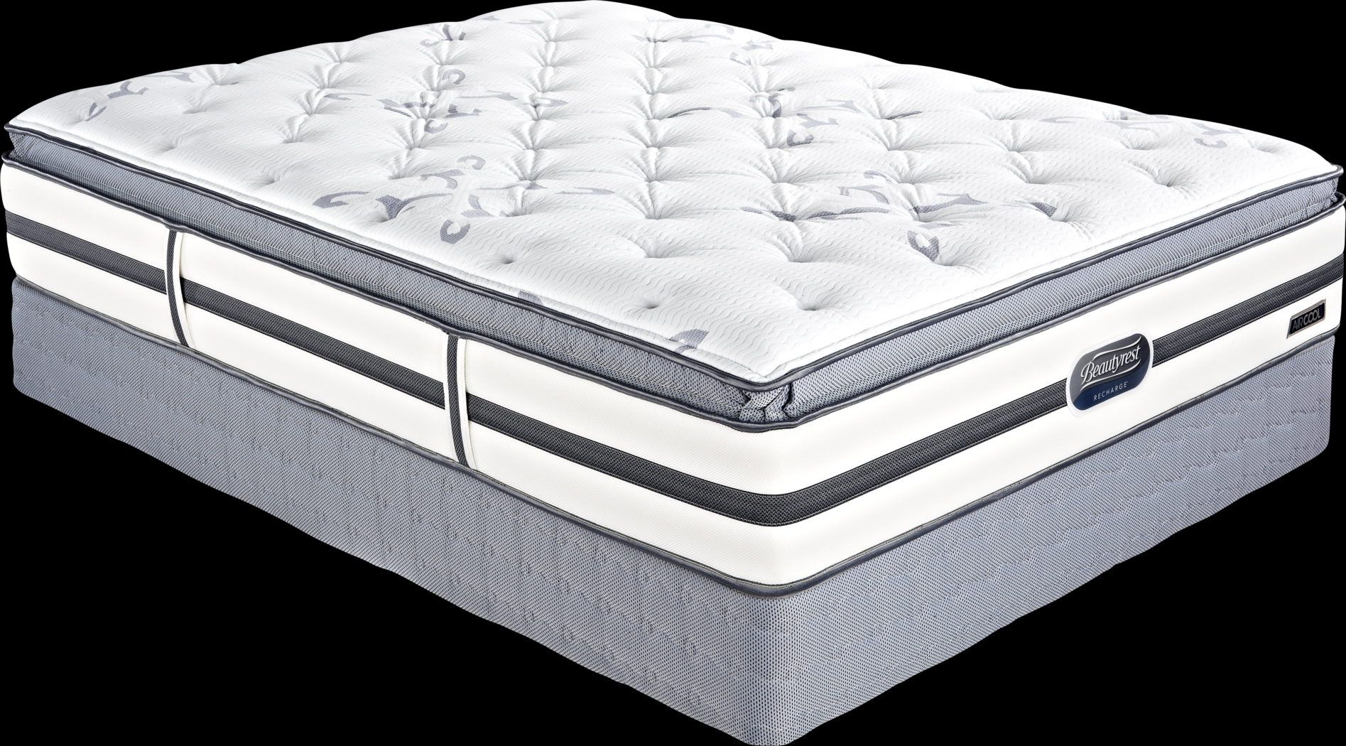 Beautyrest Recharge Linden Forest Queen Mattress Set - Thumbnail - Image 1
