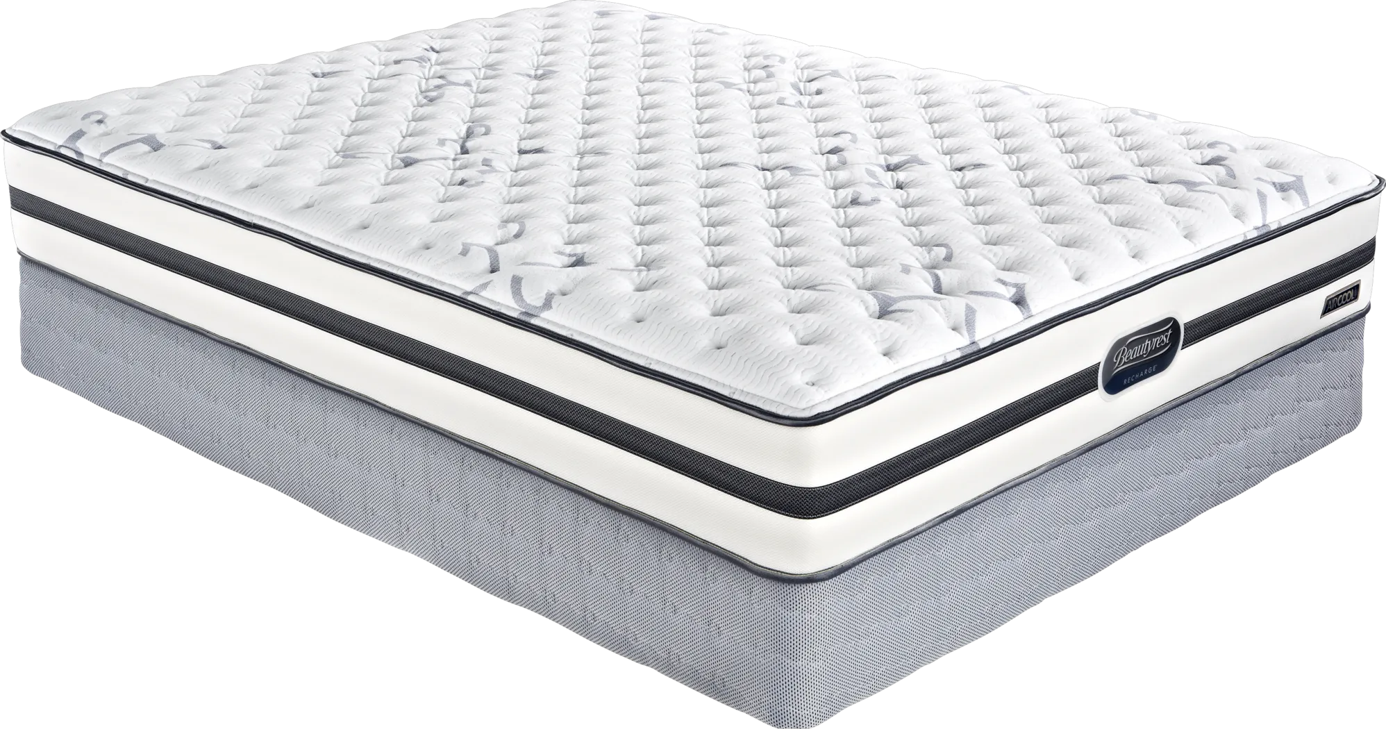 Beautyrest Recharge Pontevedra Queen Mattress Set - Thumbnail - Image 1
