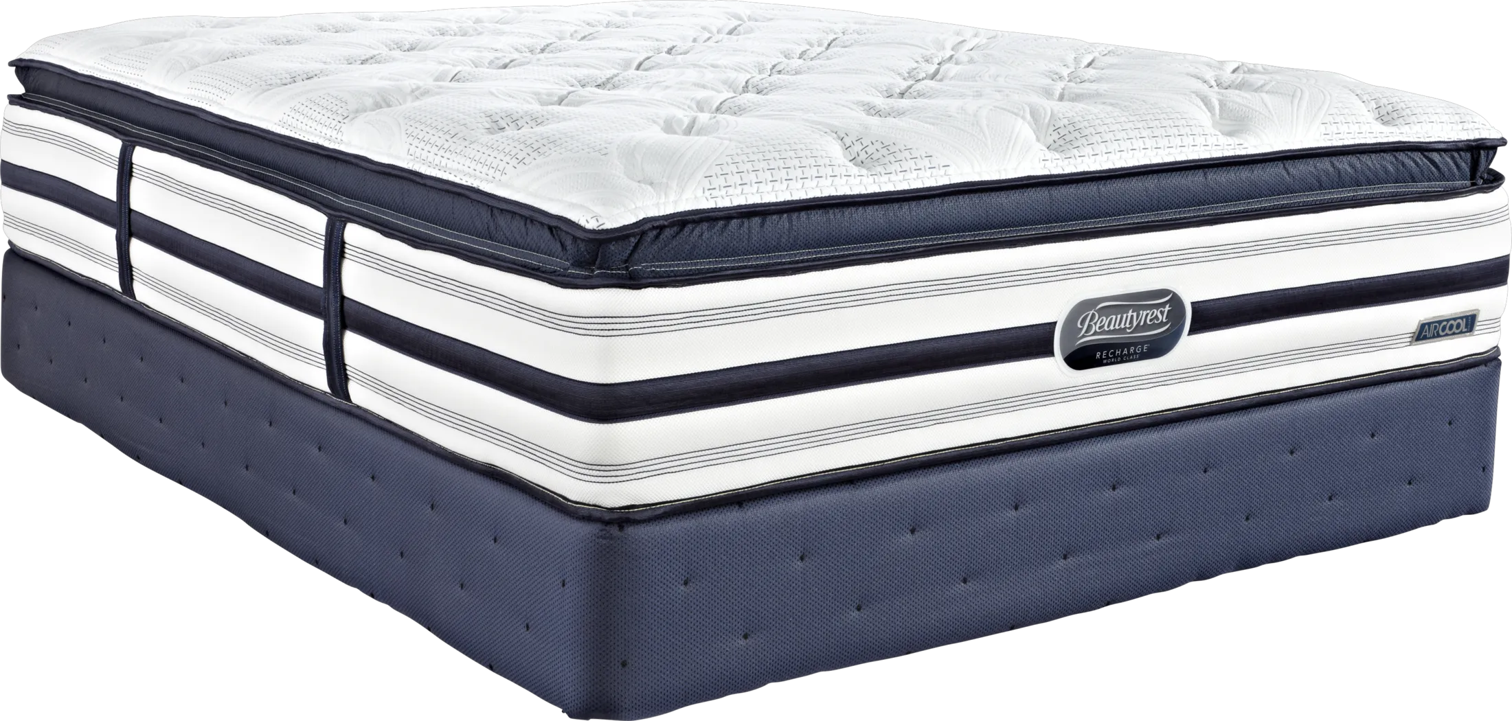 Beautyrest Recharge World Class Mount Laurel Queen Mattress Set - Thumbnail - Image 2