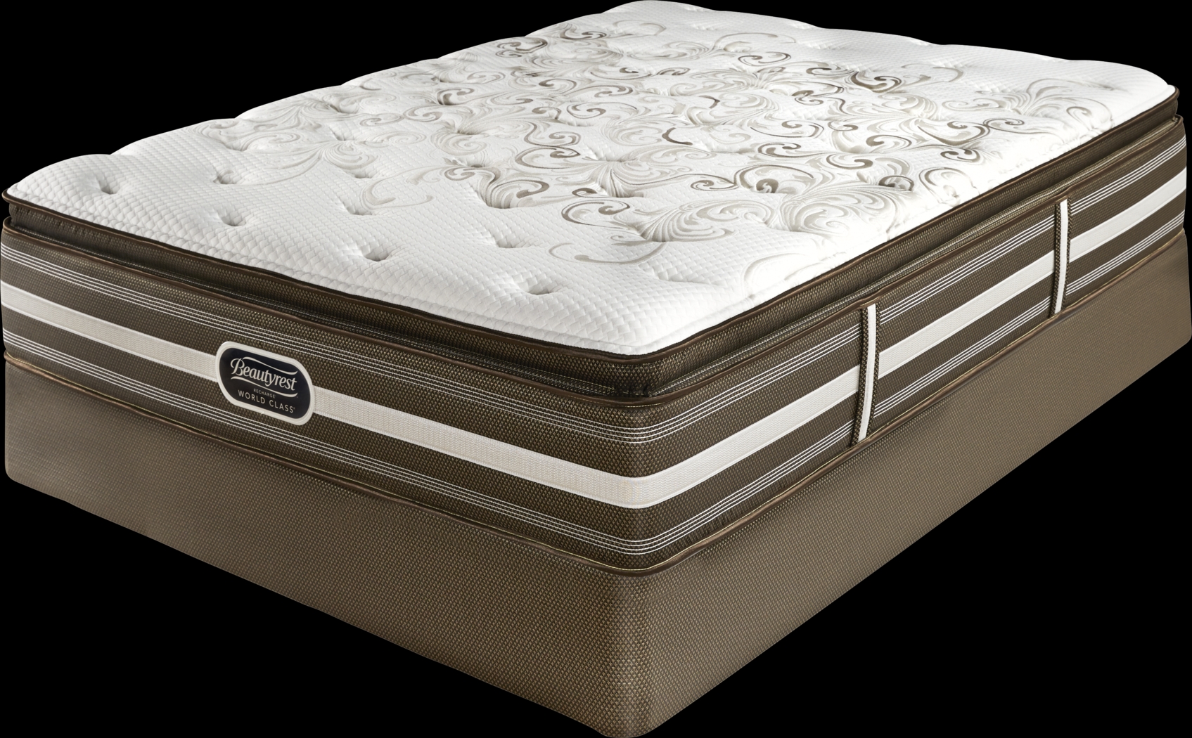 Beautyrest Recharge World Class Woodmont Low Profile King MattressSet - Thumbnail - Image 1